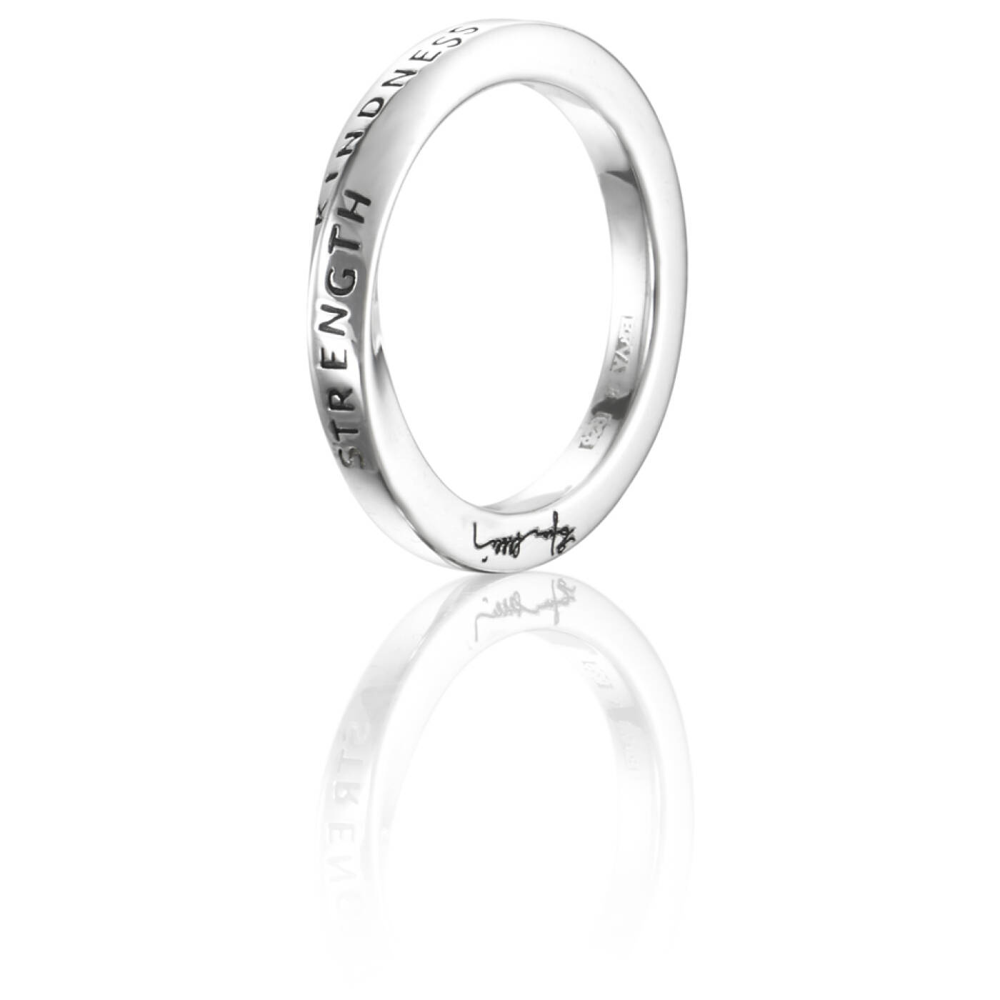 Strength & Kindness Ring Silber