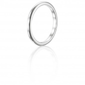 1.01 Days - Two Plain Ring Silber