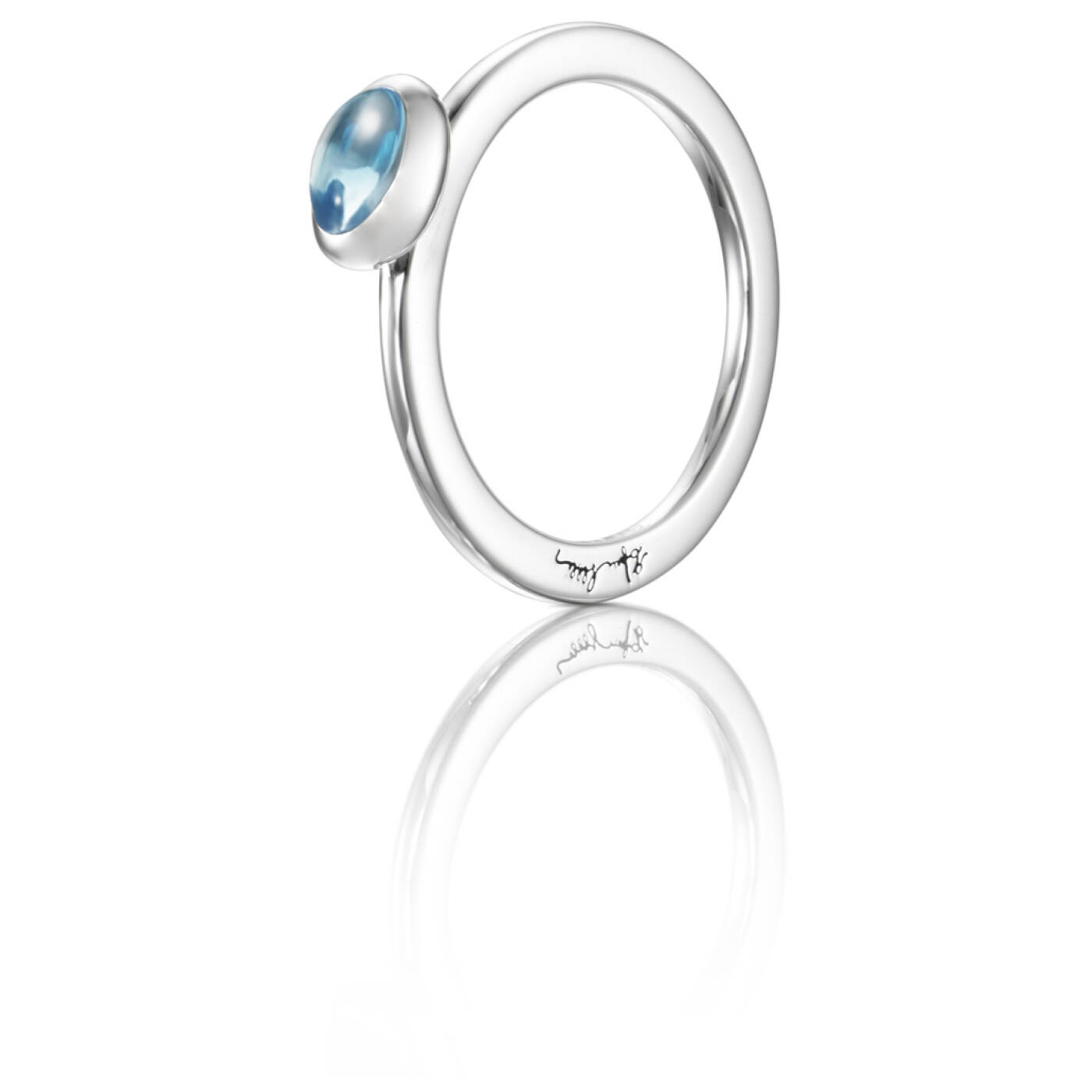 Love Bead Silber - Topaz Ring Silber