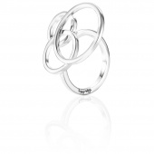 Bubbles Ring Silber