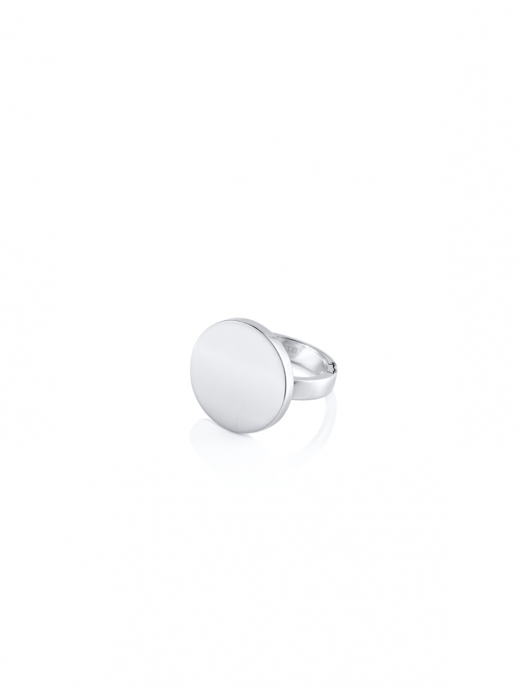 Disc Ring Silber