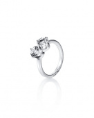 The Mountain & I Ring Silber Crystal Quartz  The Mountain & I Ring Silber Crystal Quartz