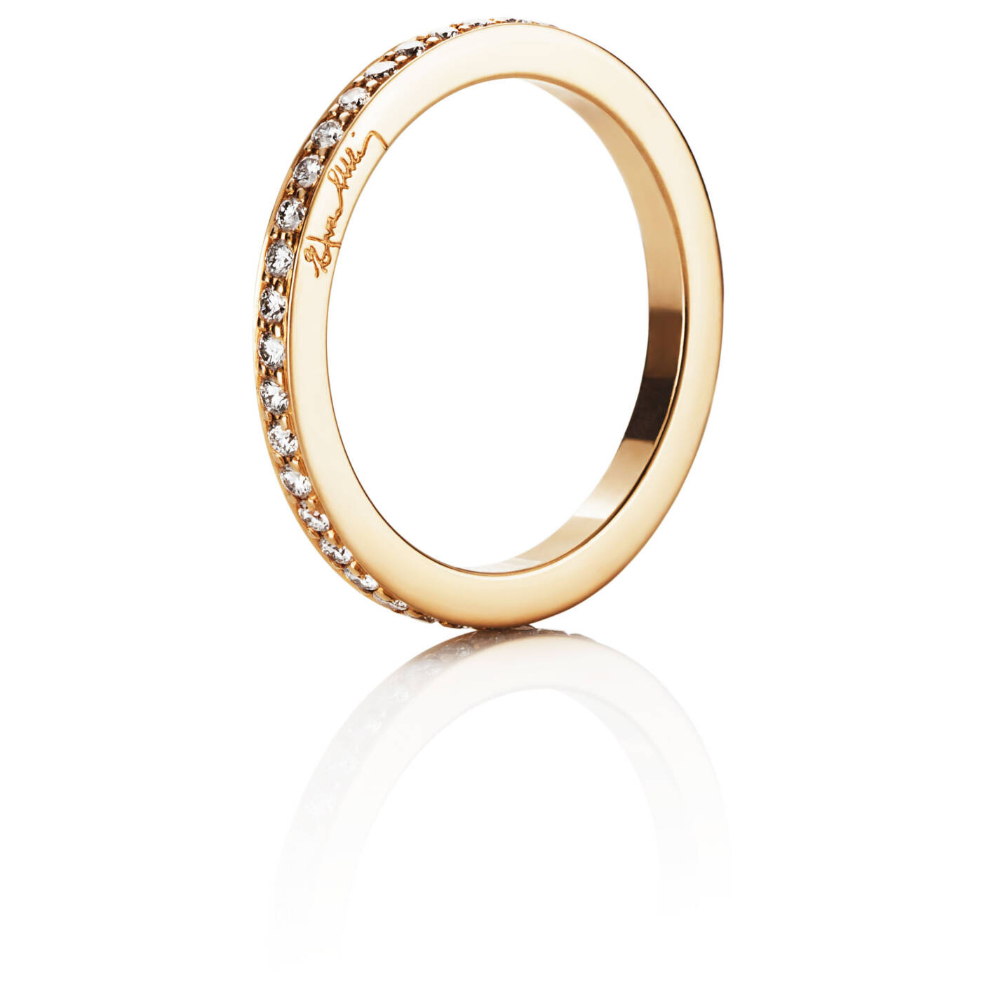 Stars & Signature Thin Ring Gold