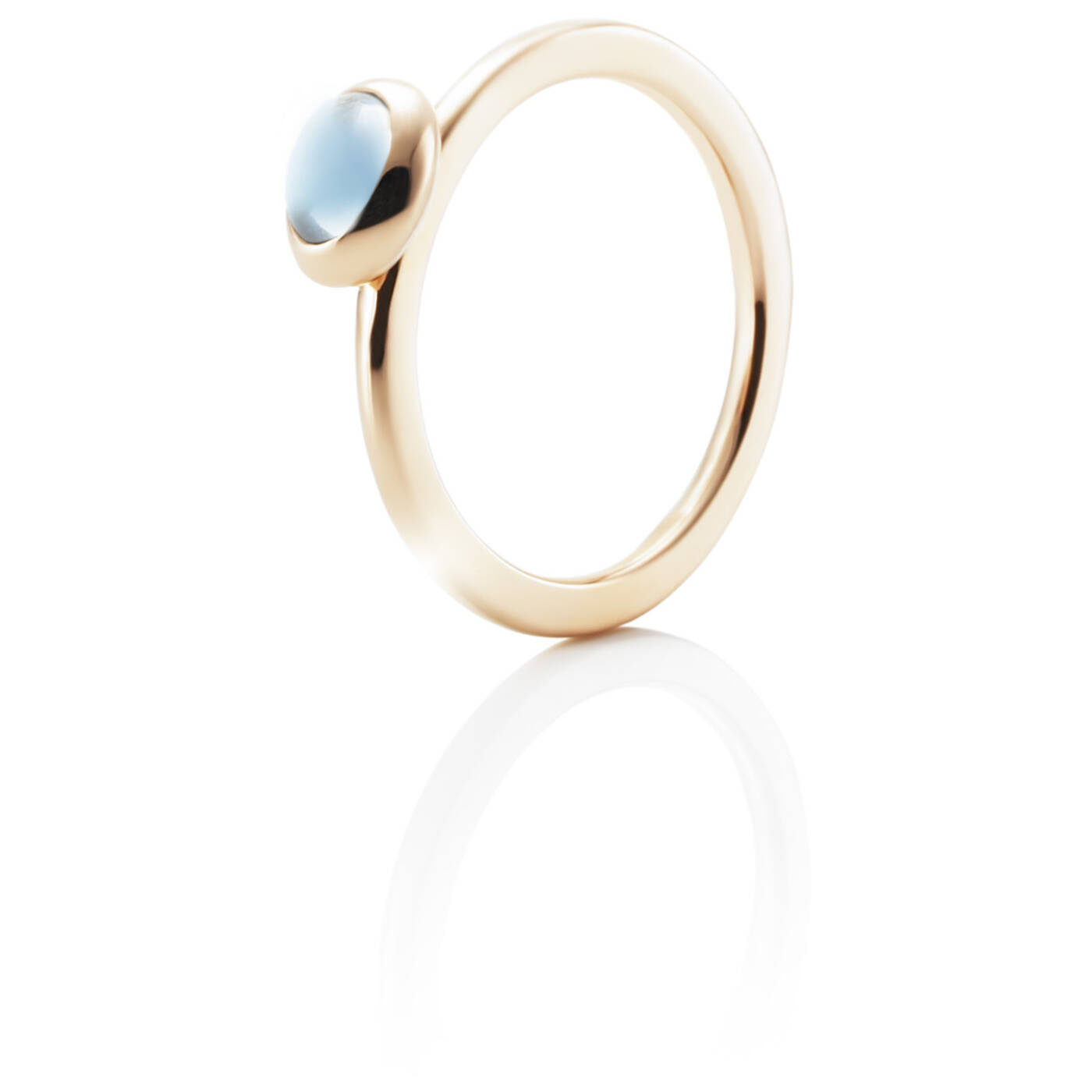 Love Bead - Topaz Ring Gold