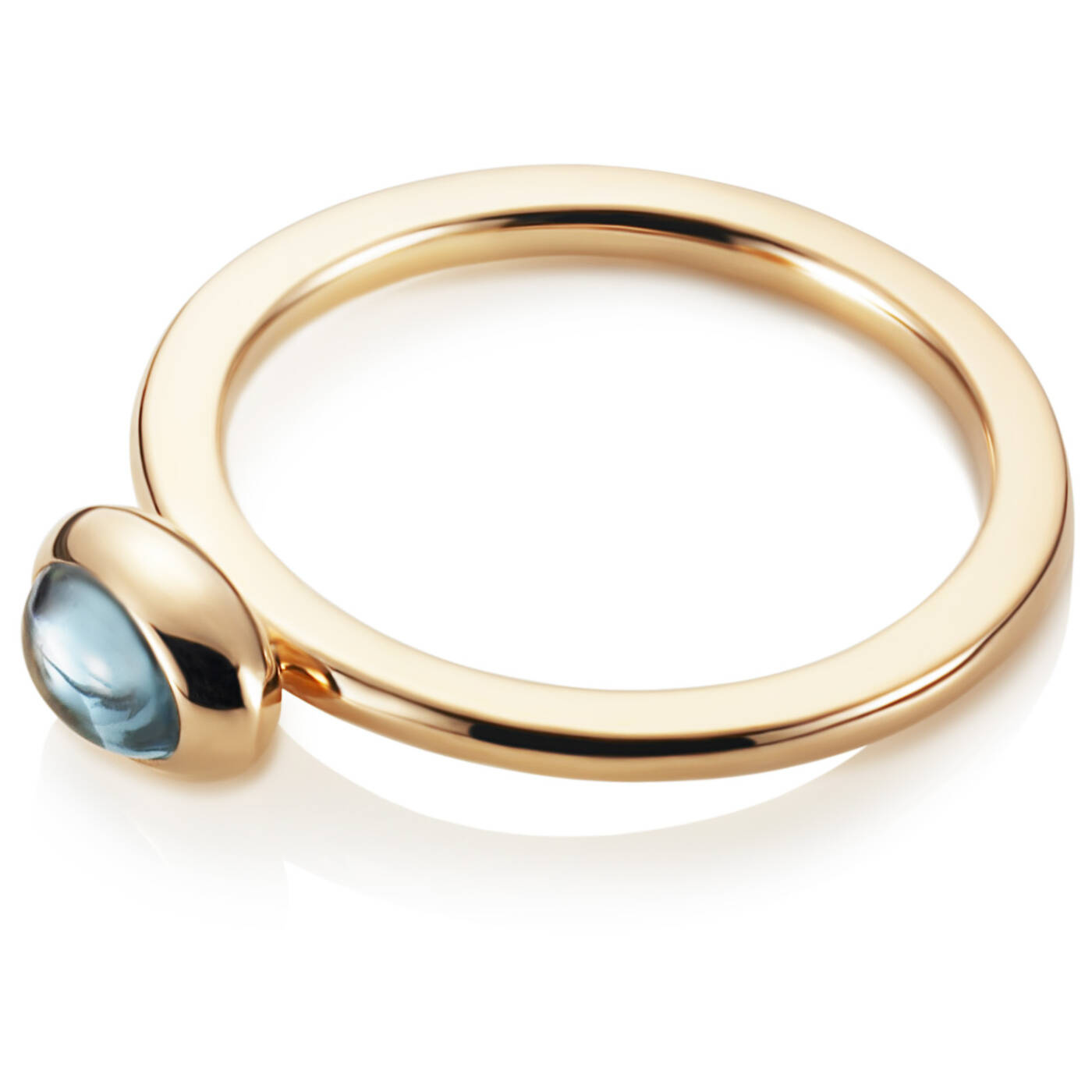 Love Bead - Topaz Ring Gold