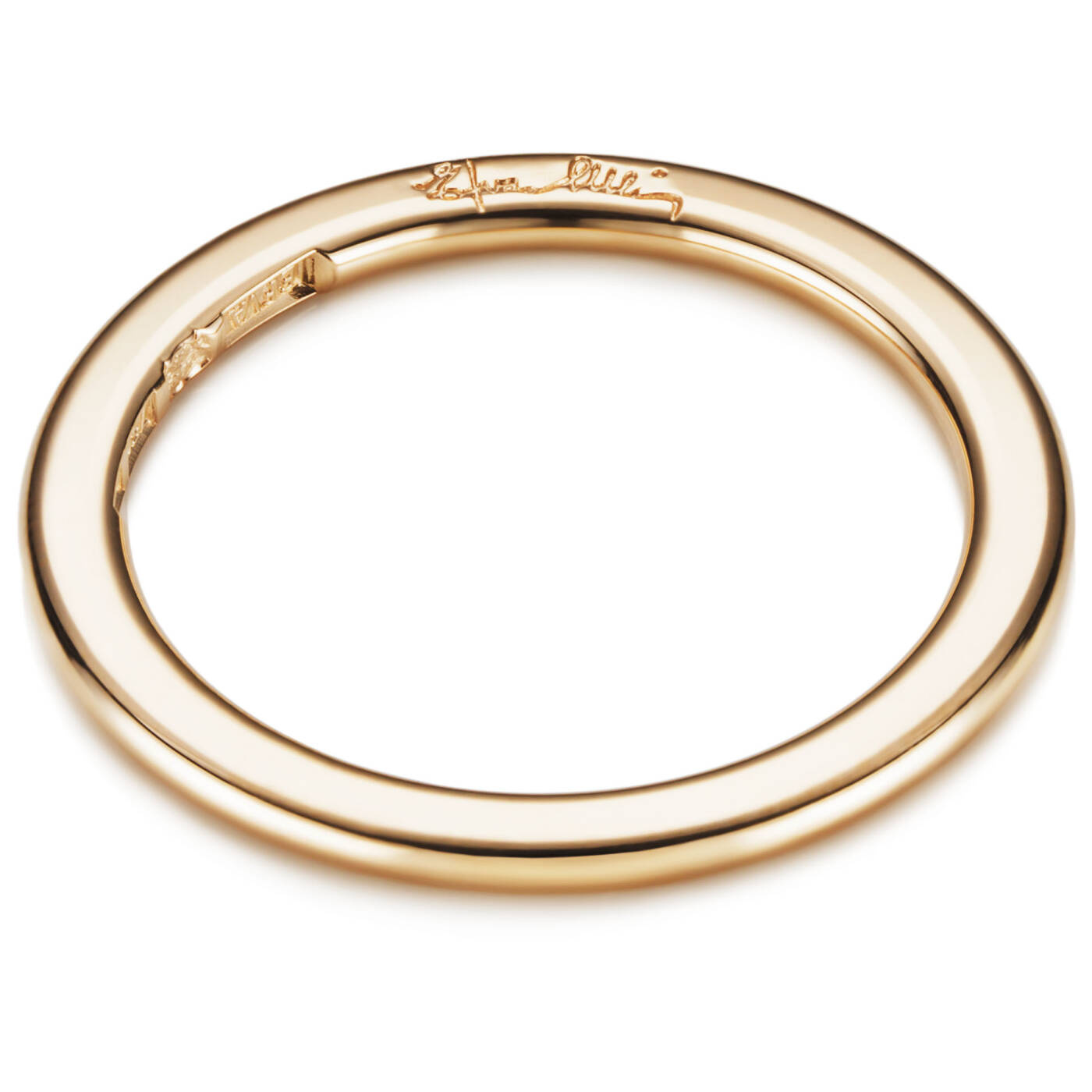 Love Bead Band Ring Gold