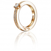 Heart To Heart 0.19 ct diamant Ring Gold