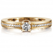 Heart To Heart 0.19 ct diamant Ring Gold