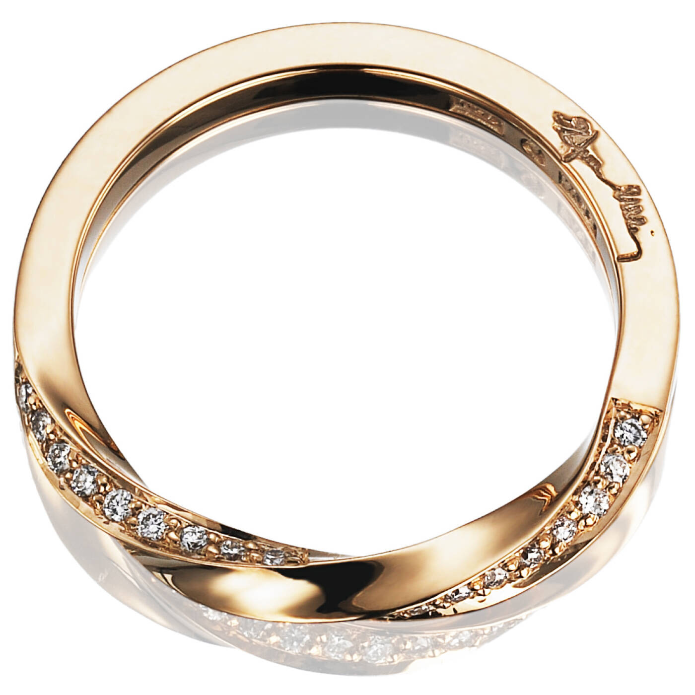 Viking & Stars Ring Gold