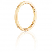 Plain & Signature Thin Ring Gold