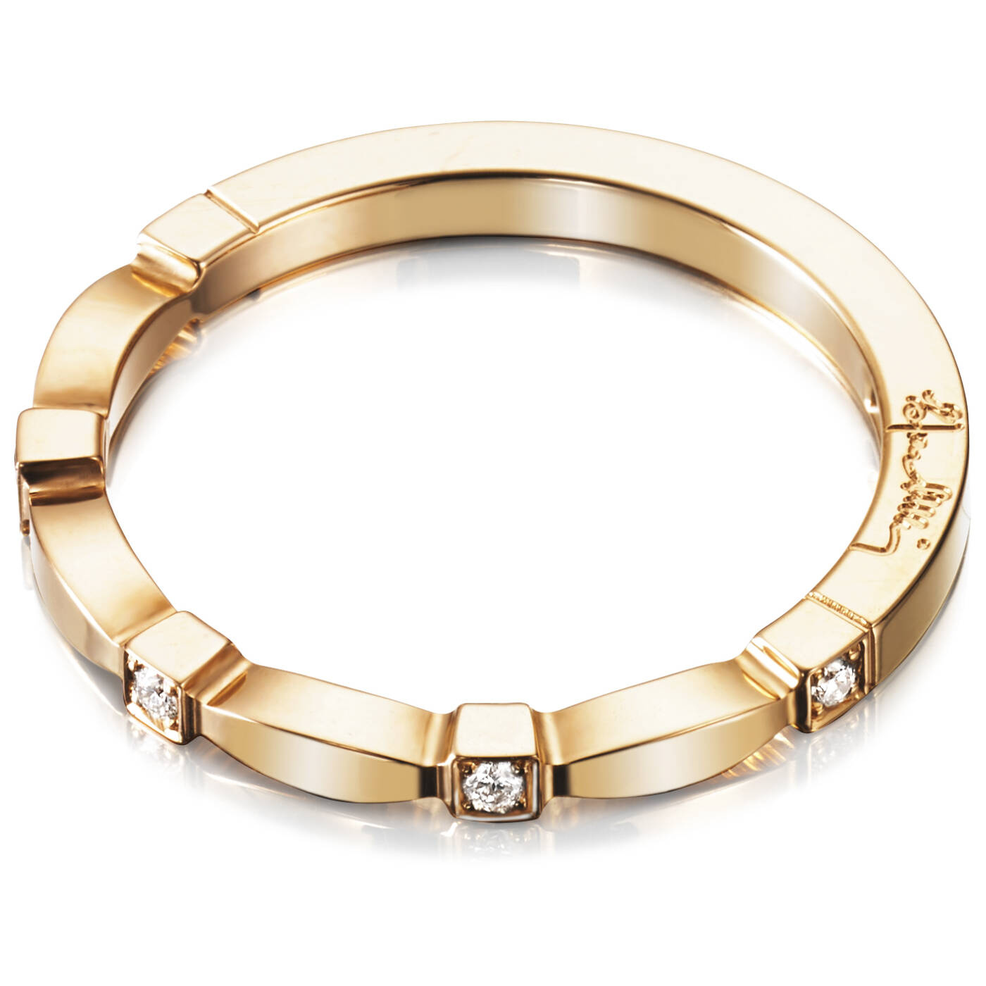 Forget Me Not Thin Ring Gold