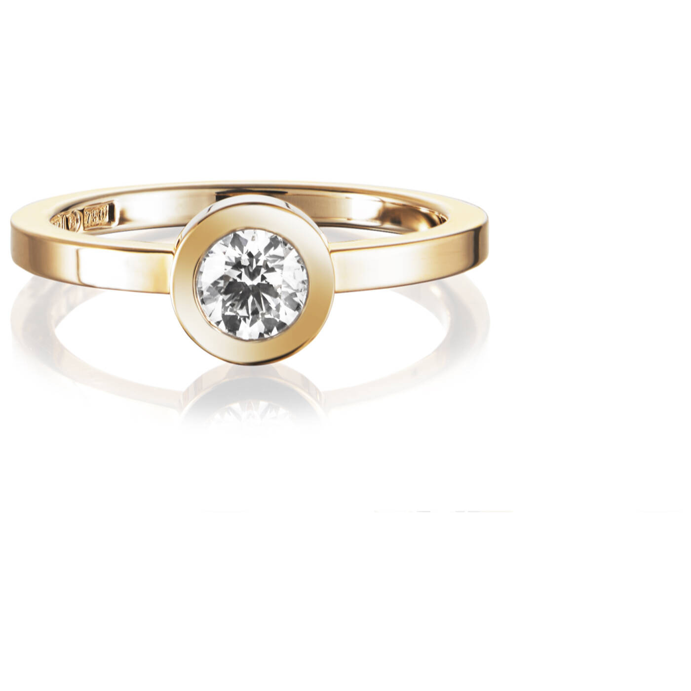 The Wedding Thin 0.40 ct diamant Ring Gold