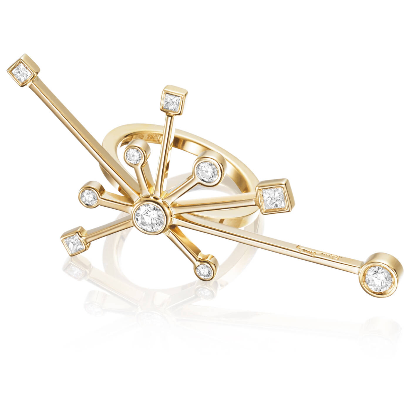 Kaboom & Stars Ring Gold