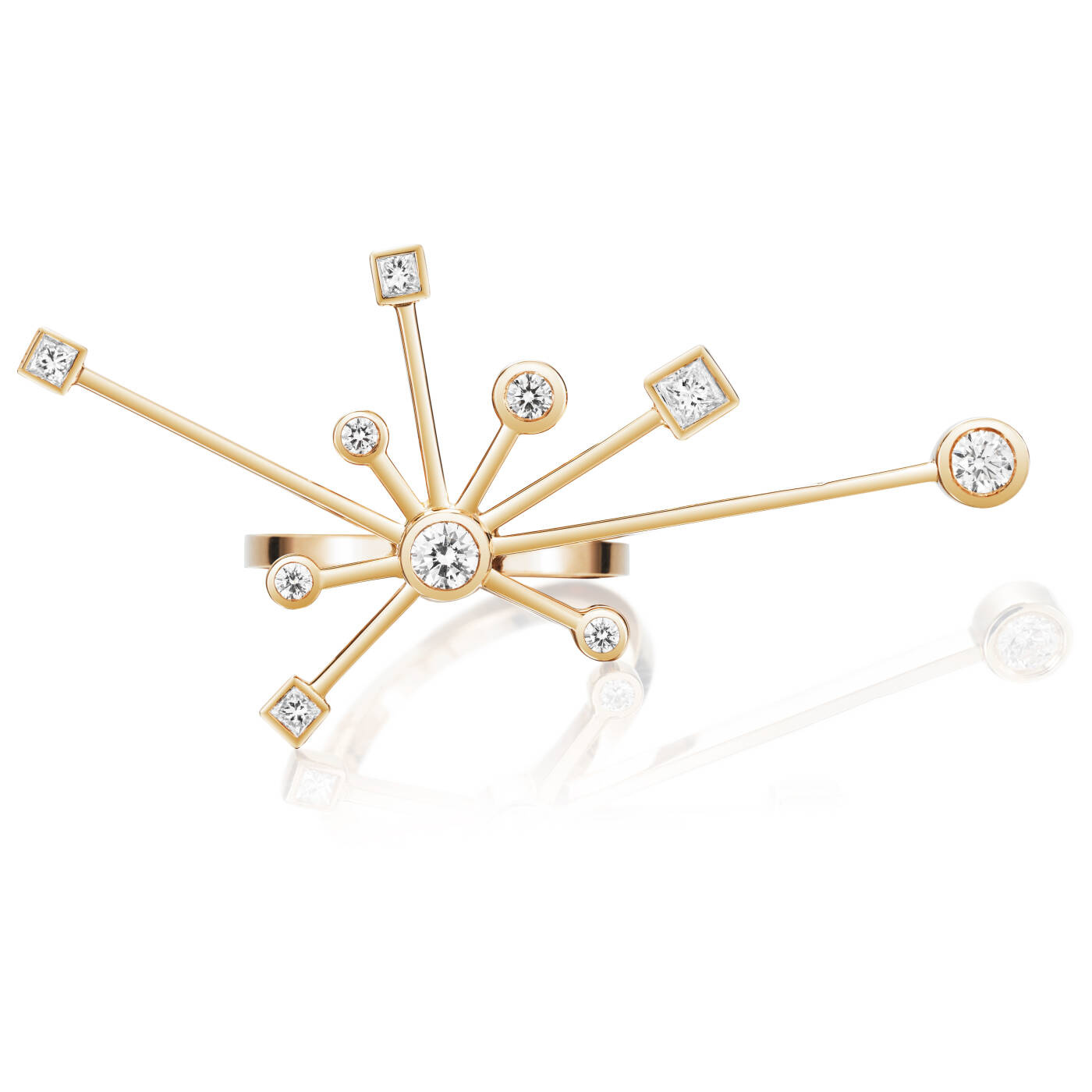 Kaboom & Stars Ring Gold