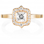 The Mrs 0.50 ct diamant Ring Gold