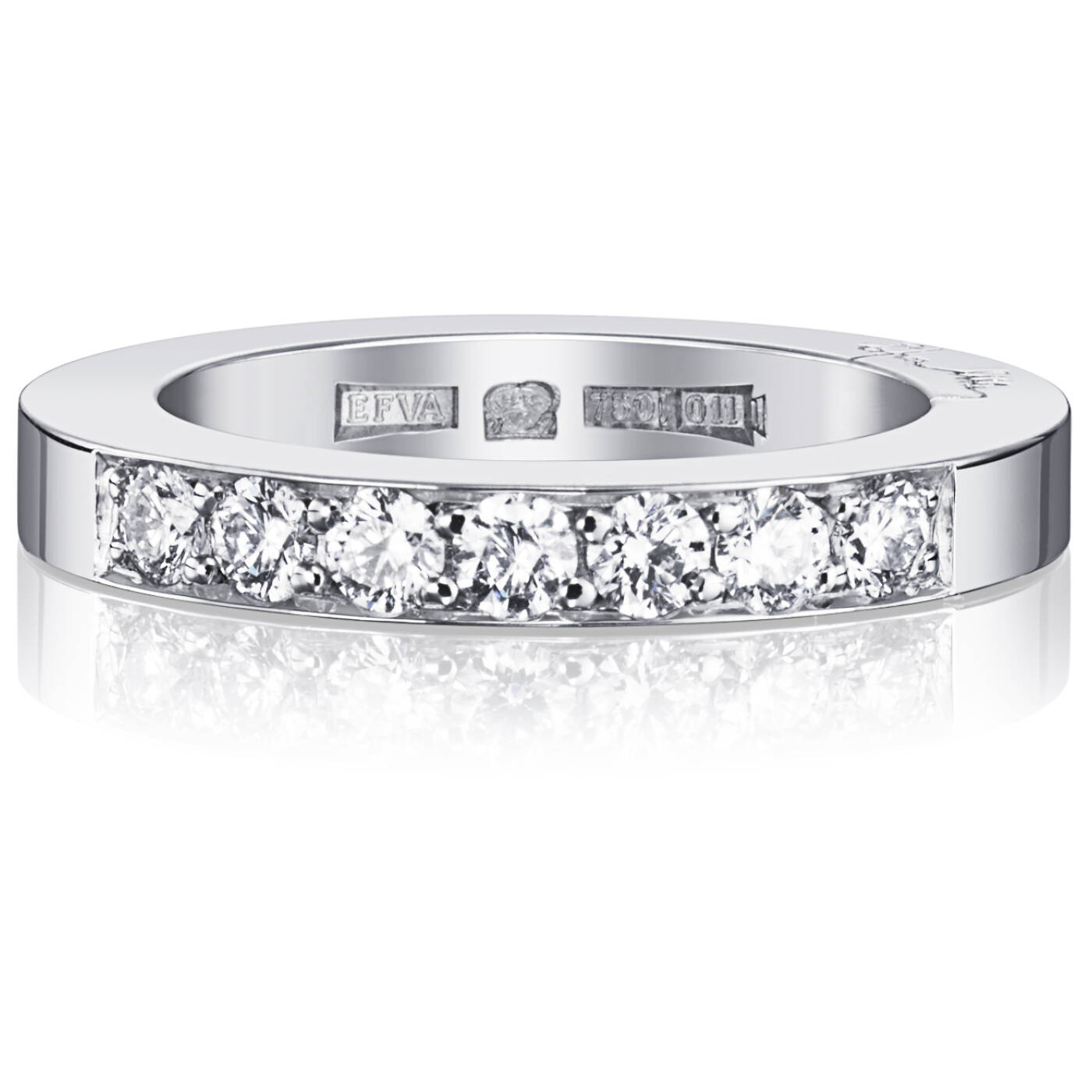 7 Stars & Signature Ring Weißgold