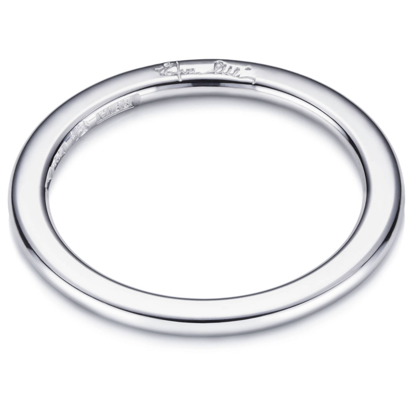 Love Bead Band Ring Weißgold