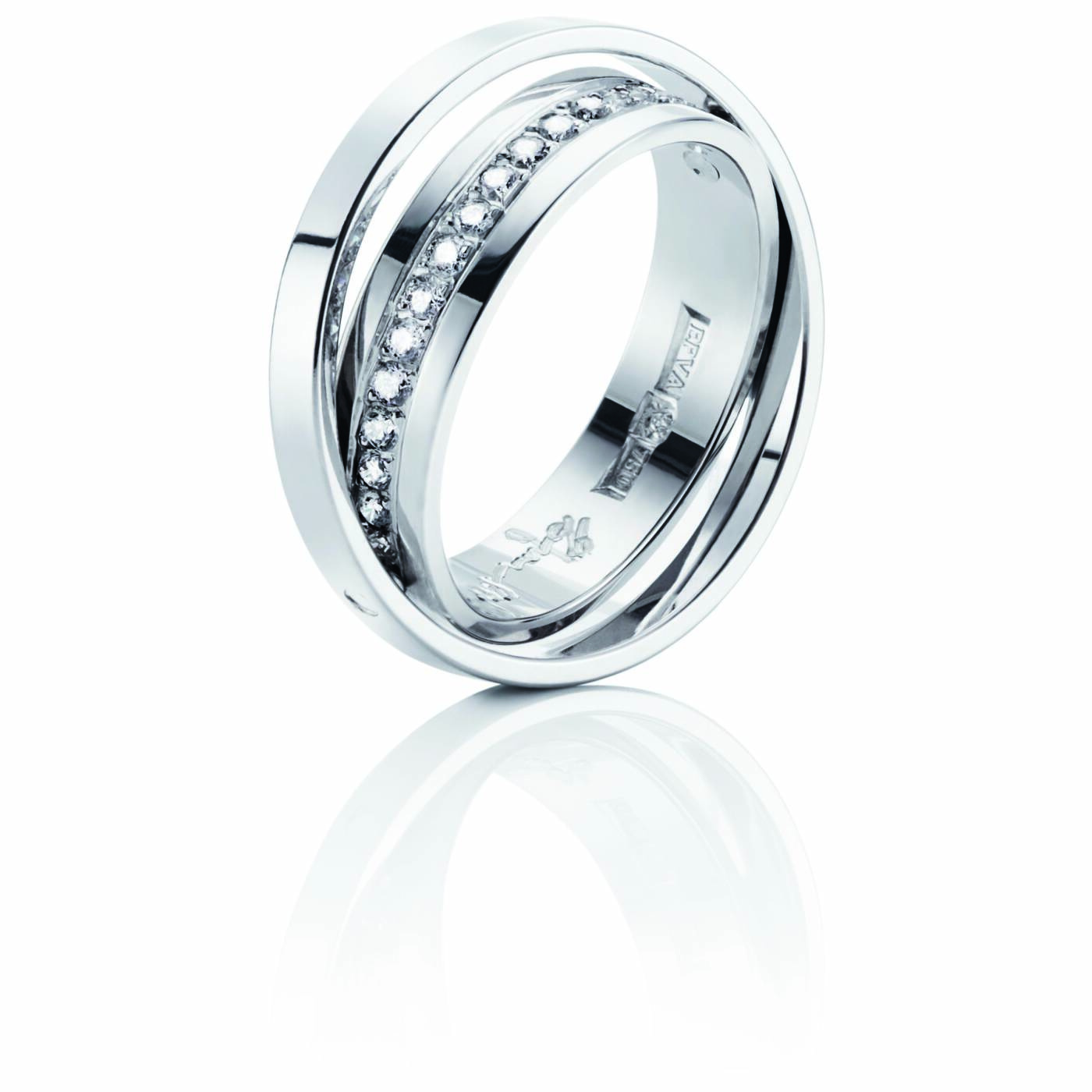 Two Of Us & Stars Ring Weißgold