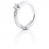 Heart To Heart 0.19 ct diamant Ring Weißgold