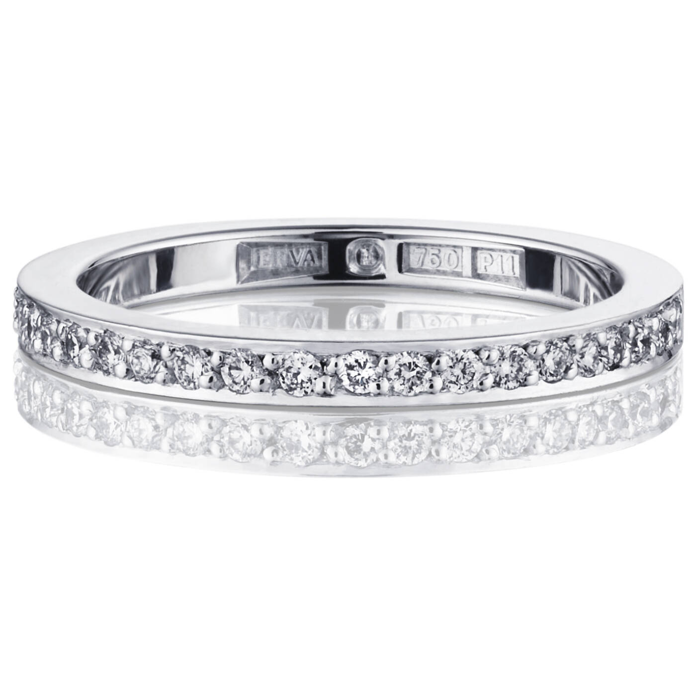 21 Stars & Signature Thin Ring Weißgold