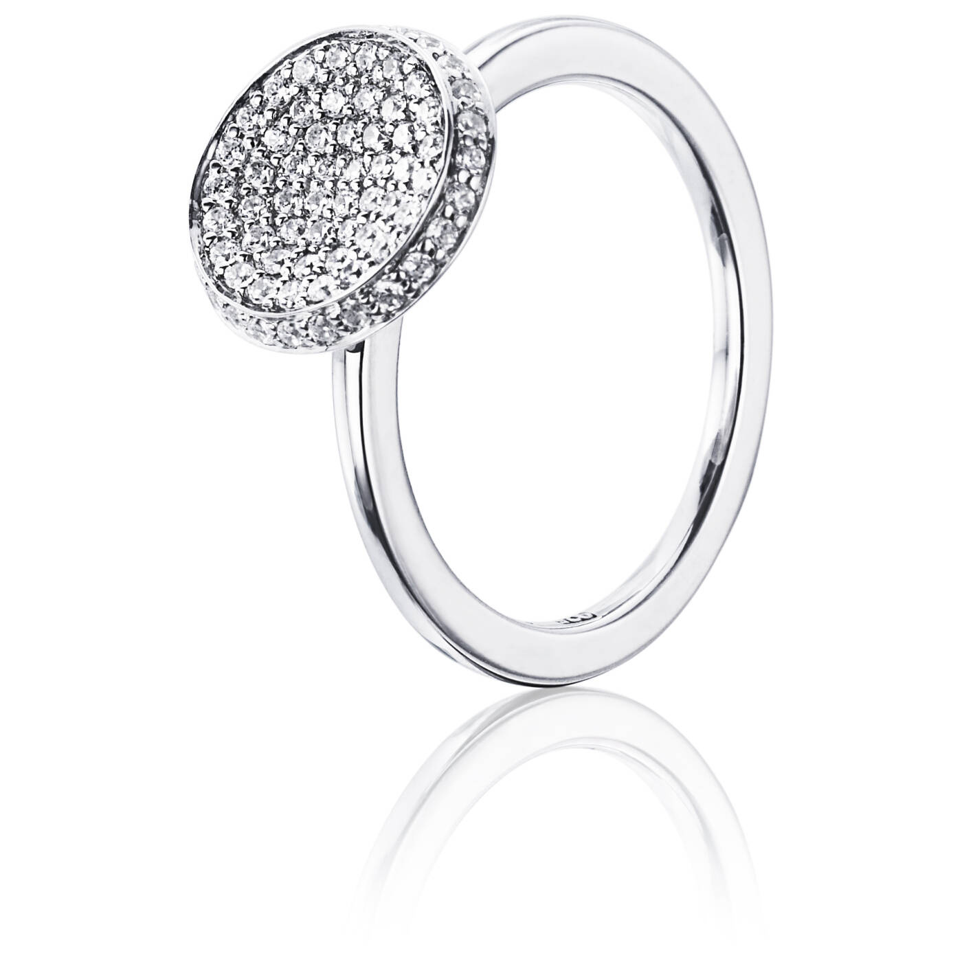 Love Bowl Ring Weißgold