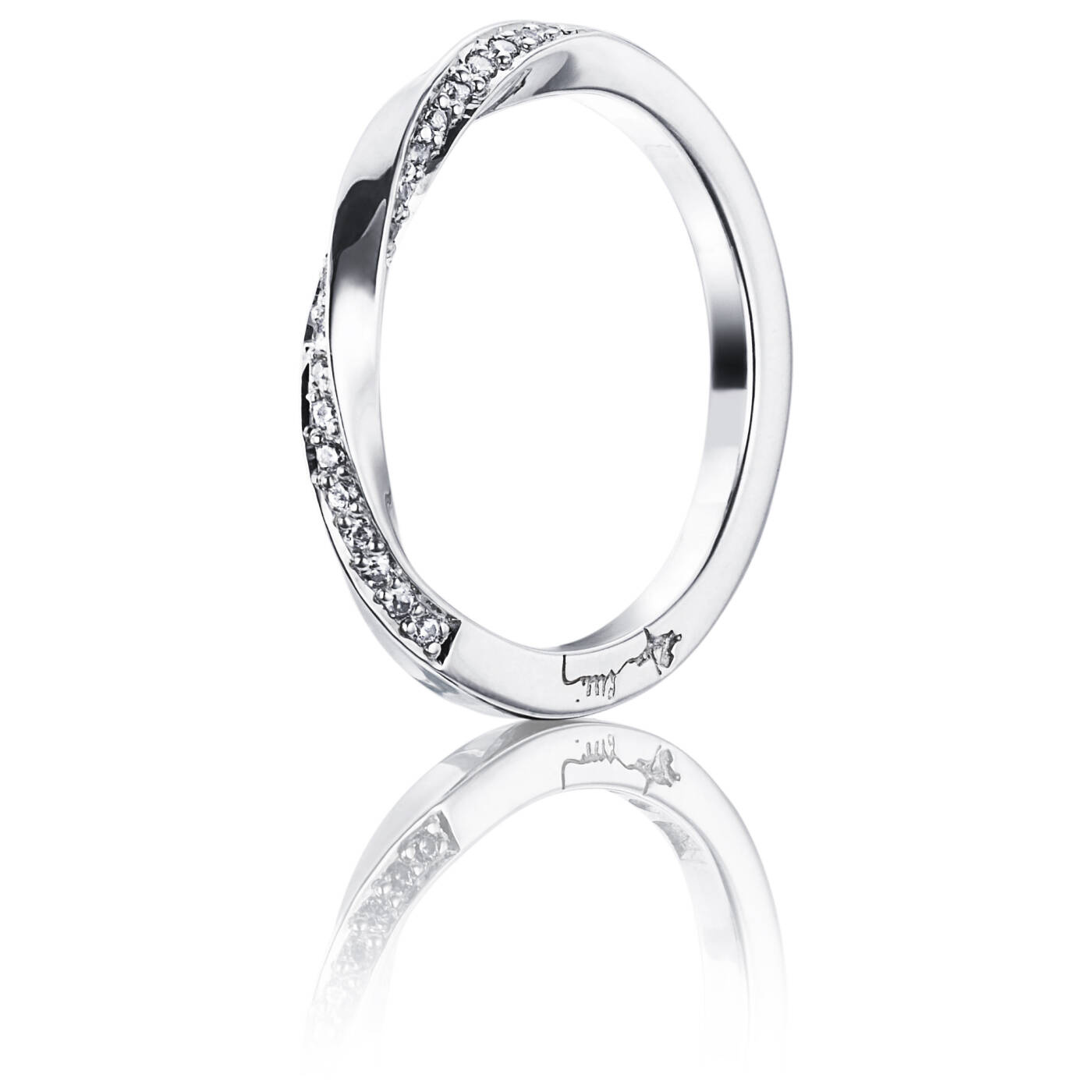 Viking & Stars Ring Weißgold