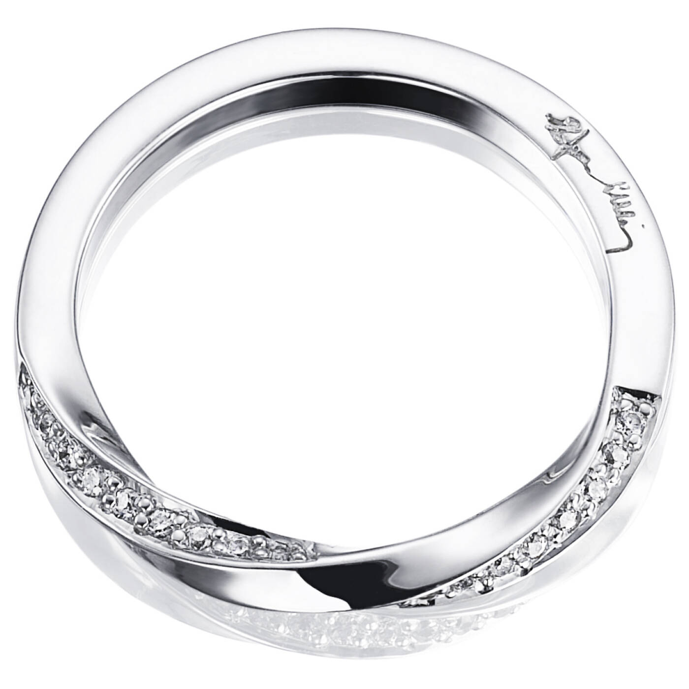 Viking & Stars Ring Weißgold