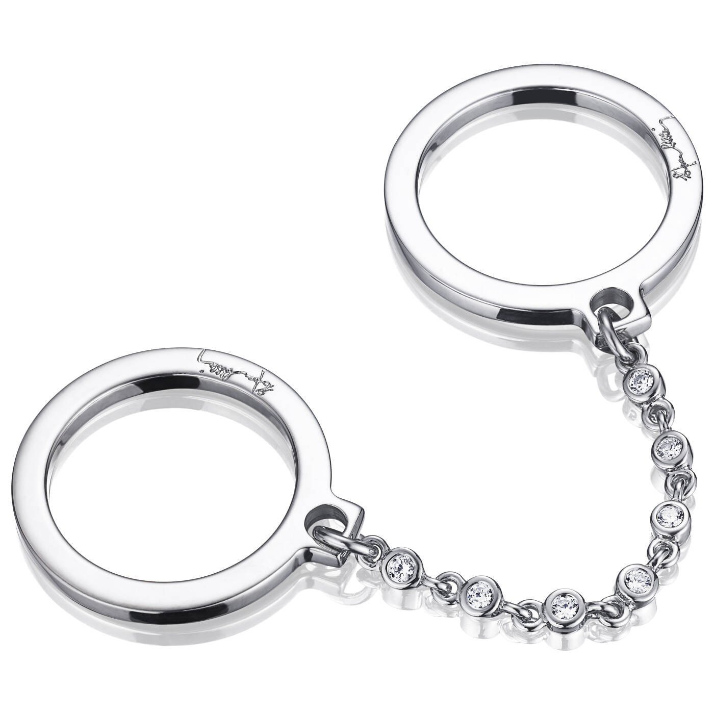 Passion Cuffs & Stars Ring Weißgold