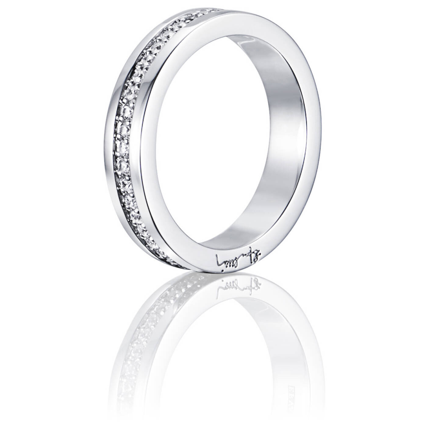 4½ & Stars Ring Weißgold