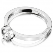 The Wedding Thin 0.30 ct diamant Ring Weißgold