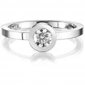 The Wedding Thin 0.40 ct diamant Ring Weißgold