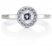 Wedding & Stars 0.40 ct diamant Ring Weißgold