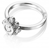 Sweet Hearts Crown 0.30 ct diamant Ring Weißgold