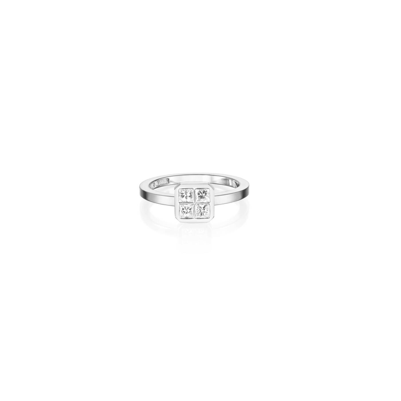 4 Love 0.40 ct diamant Ring Weißgold
