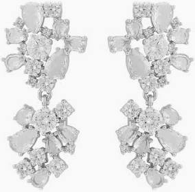 River pendant Earring Silver