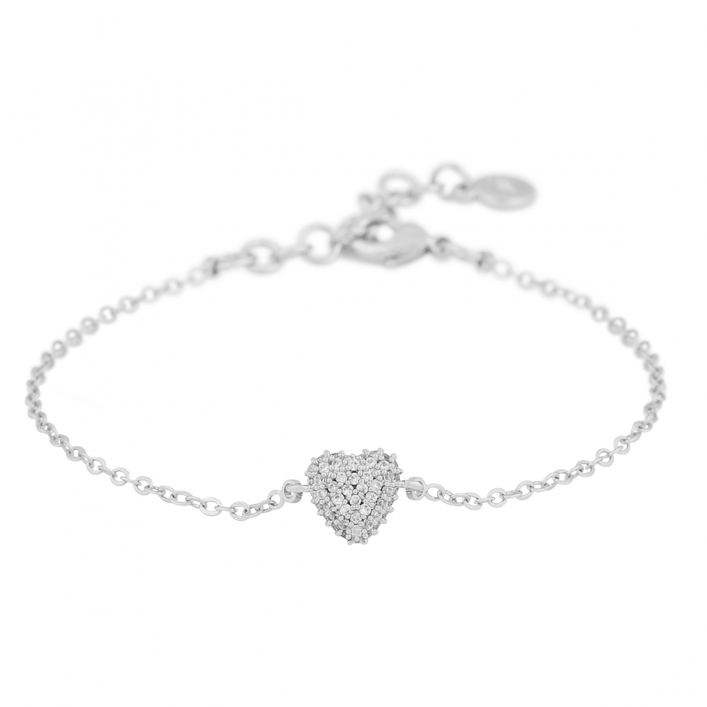Stina heart chain brace Silber