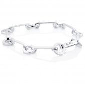 Ring Chain Armbänder Silber