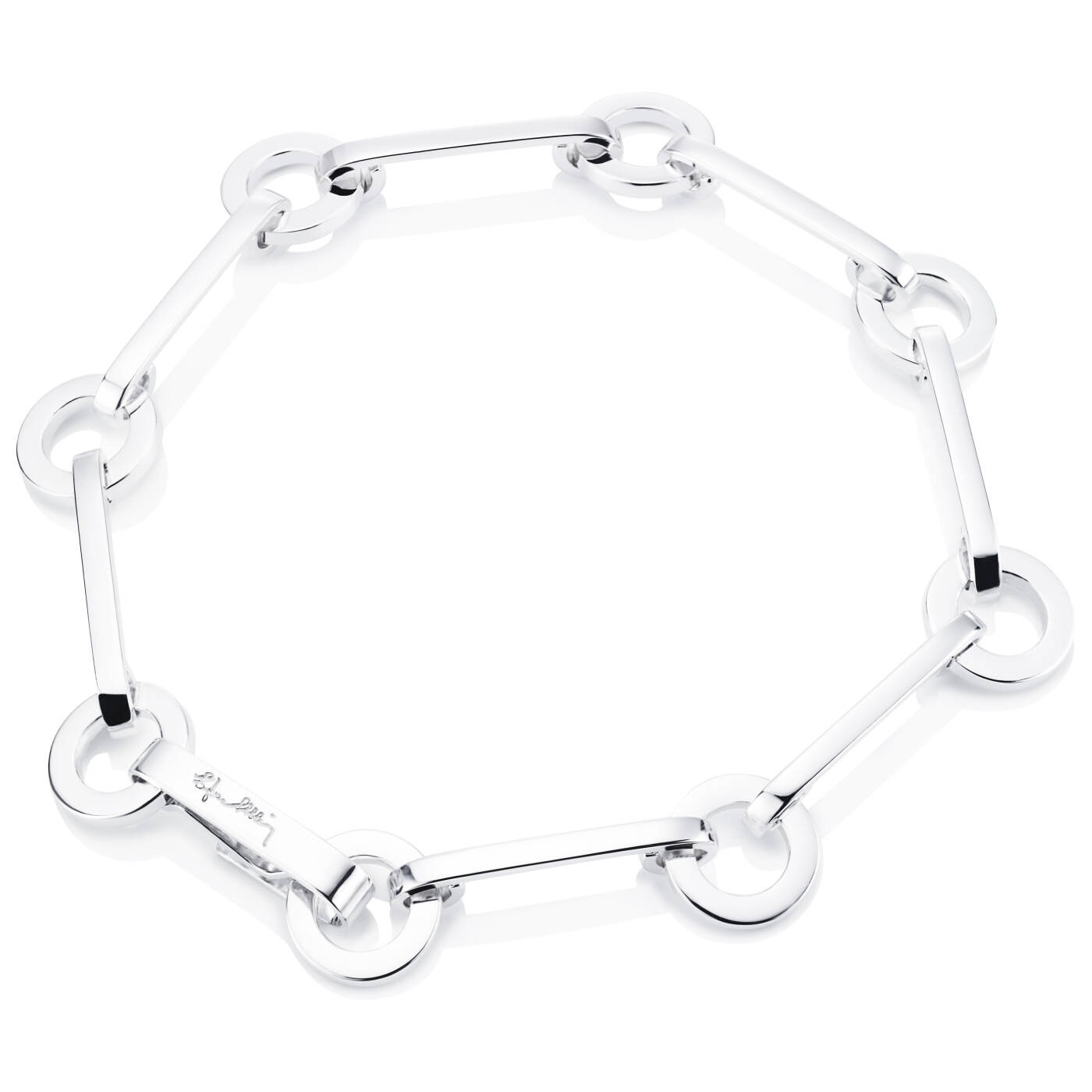 Ring Chain Armbänder Silber