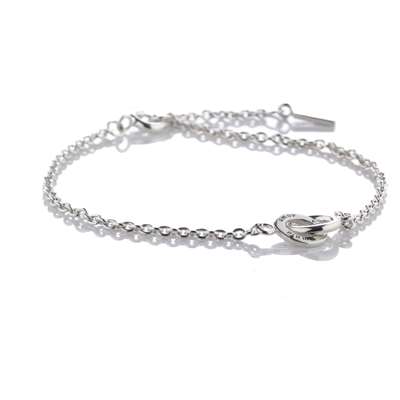 Mini Twosome Armbänder Silber 17-19 cm