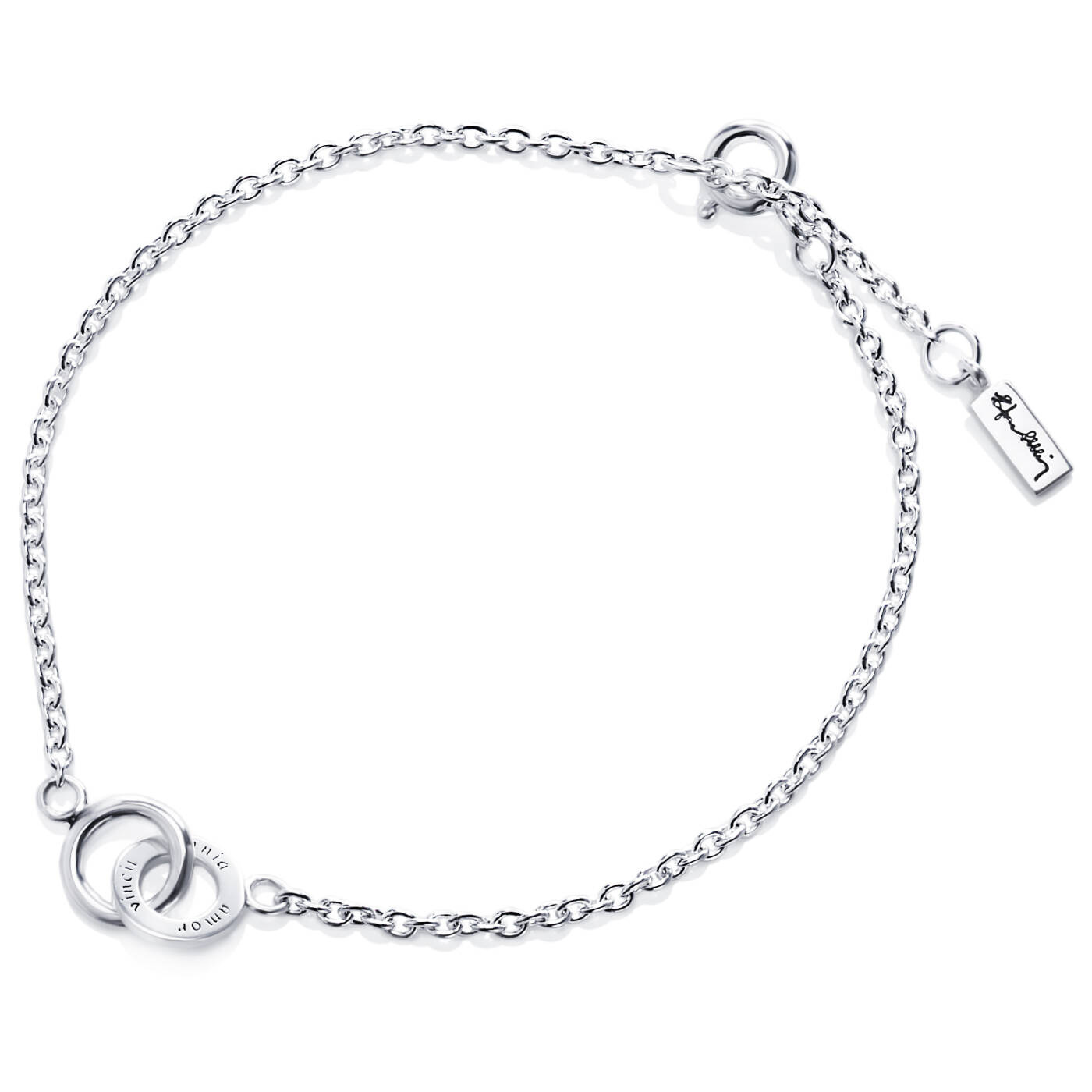 Mini Twosome Armbänder Silber 17-19 cm