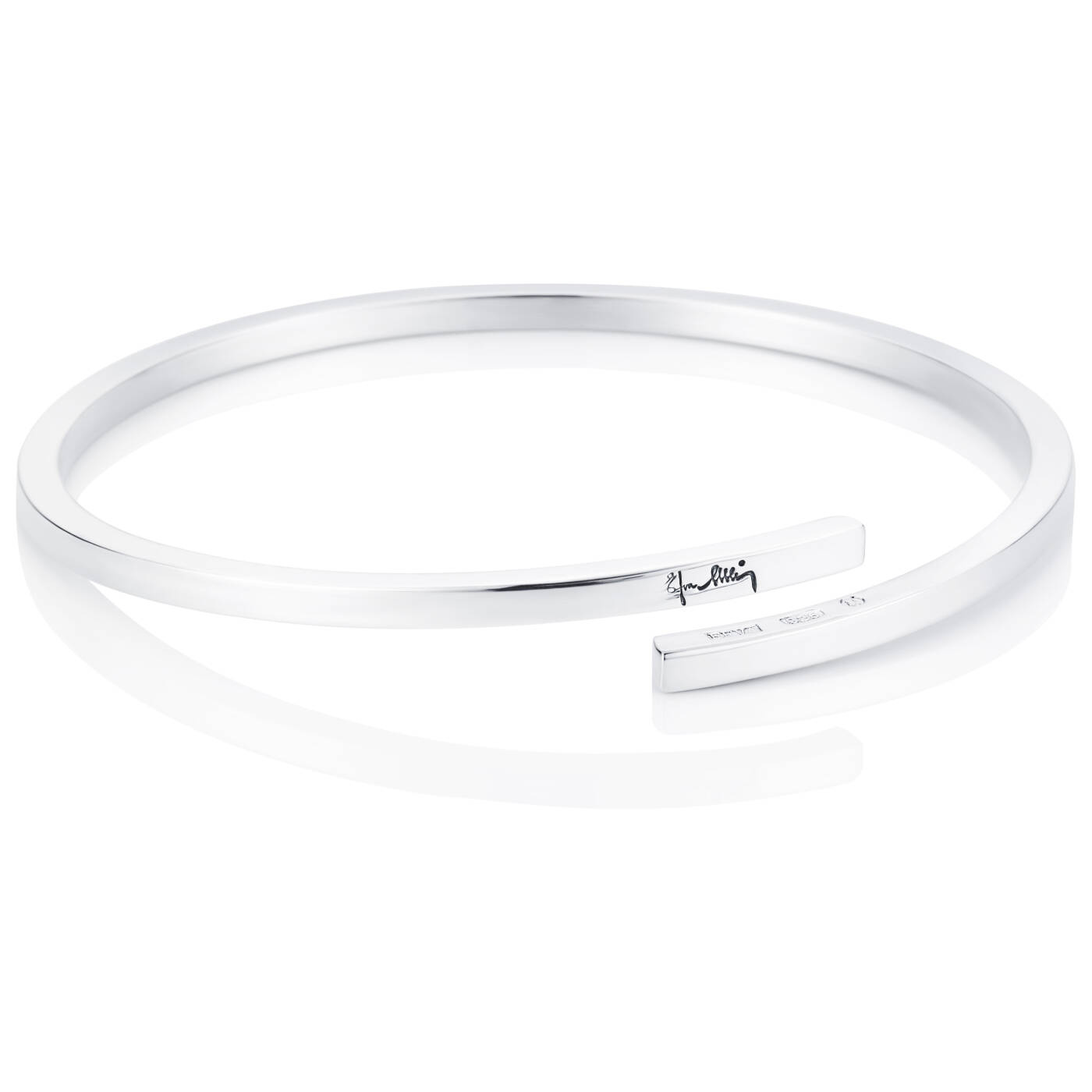 Twist Around Cuff Armbänder Silber