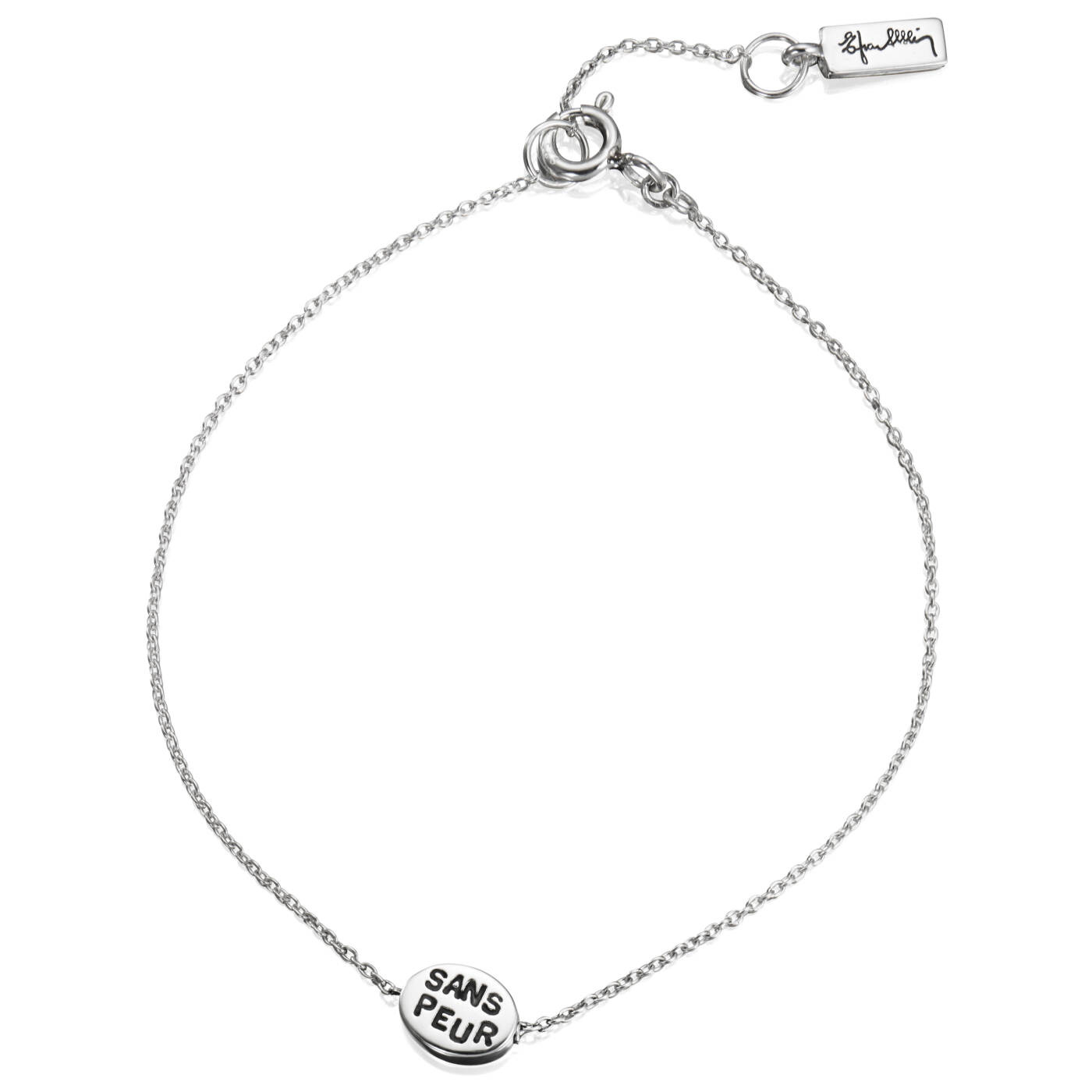 Mini Me Sans Peur Armbänder Silber 17-19 cm