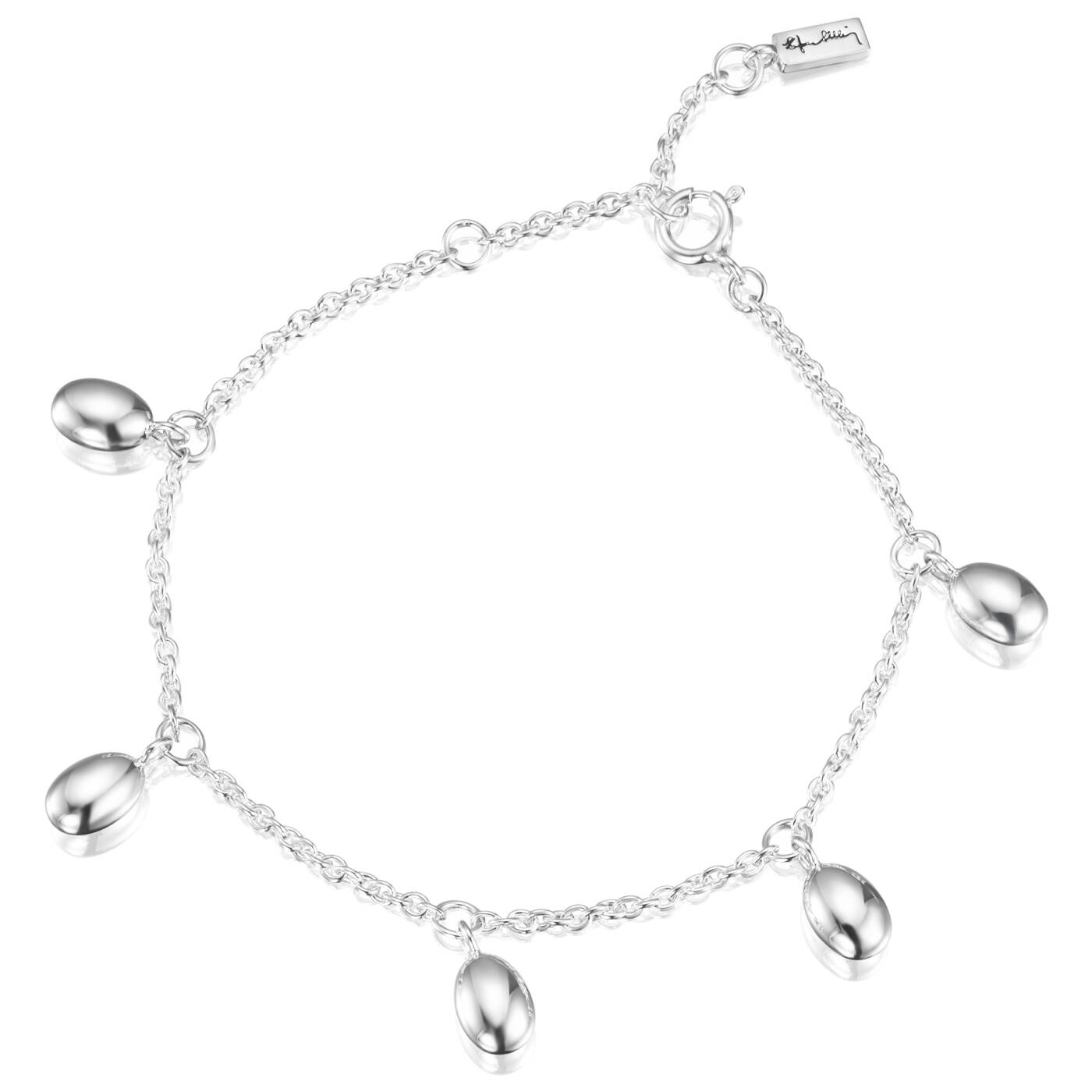 Love Beads Plain Armbänder Silber