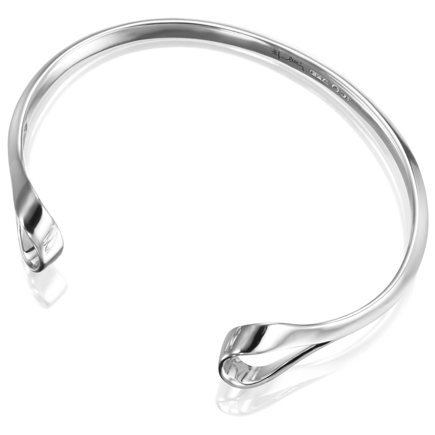 Folded Cuff Armbänder Silber