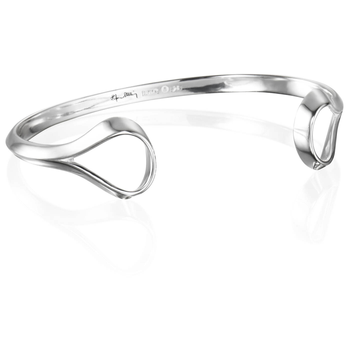 Folded Cuff Armbänder Silber