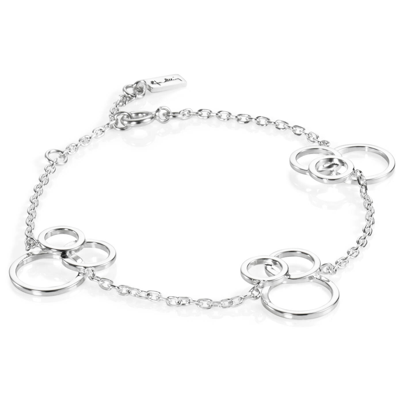 Bubbles Armbänder Silber 16-19 cm