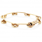 Ring Chain & Stars Armbänder Gold