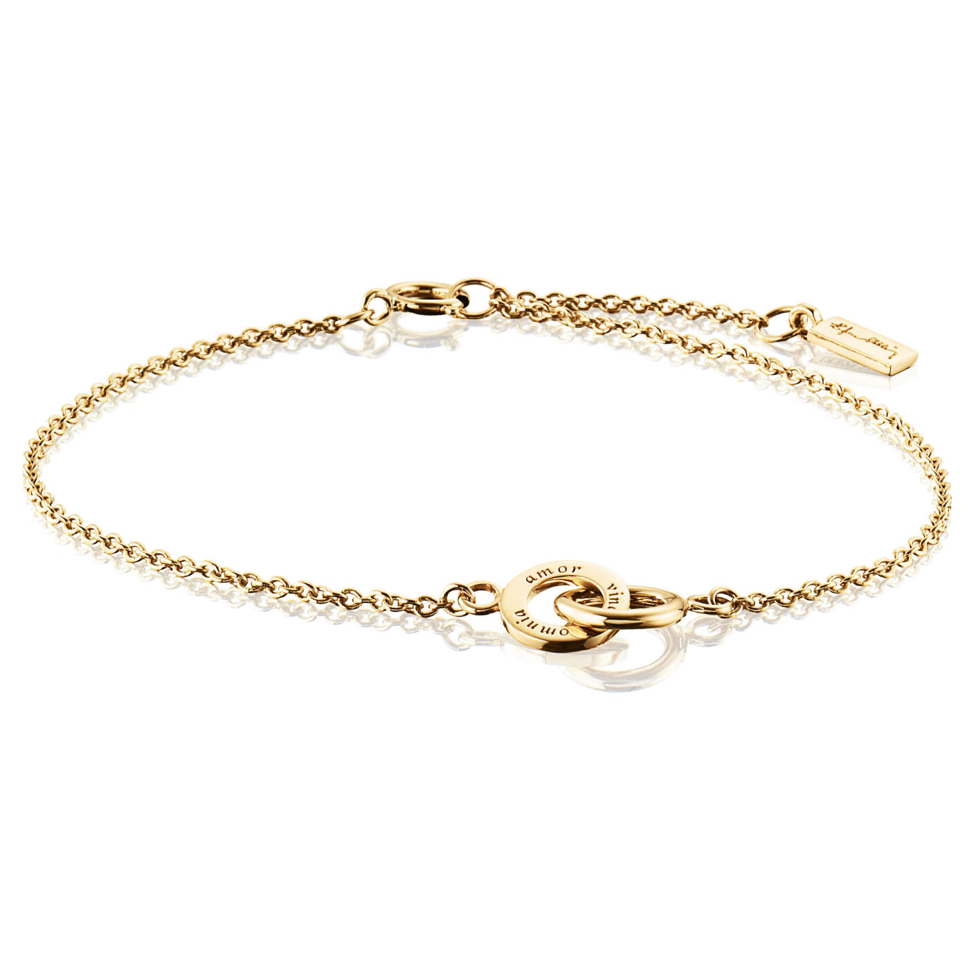 Mini Twosome Armbänder Gold 17-19 cm