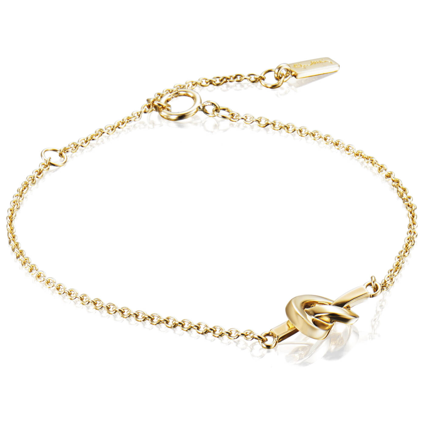 Love Knot Armbänder Gold 15-19 cm