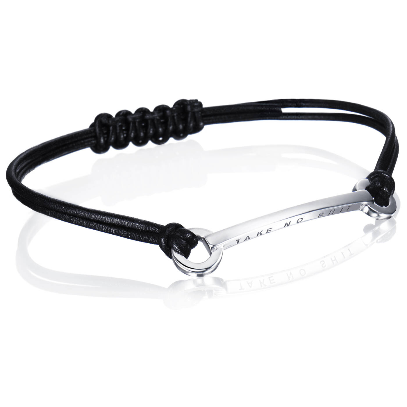 Take No Shit Leather Armbänder